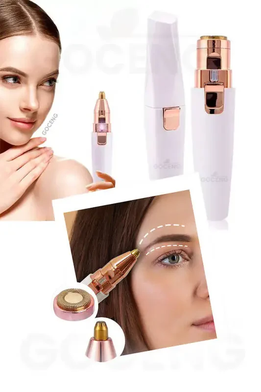Yuz Qosh Epilator Soch Qosh Mo'y Soqish Asbob Epilatsiya Ustara - 1