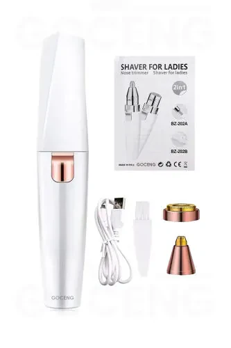 Yuz Qosh Epilator Soch Qosh Mo'y Soqish Asbob Epilatsiya Ustara - 3