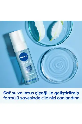 Canlandırıcı Yüz Temizleme Köpüğü 150ml, Nemlendirici, Lotus Çiçeği, Normal Kuru ve Hassas Cilt - 3