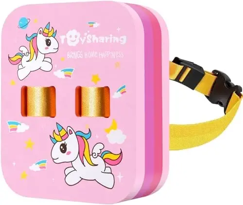 Swim Float Kids Back Belt: Pool Bubble Water Trainer Training Device 6-12 Year Old Girl - 5