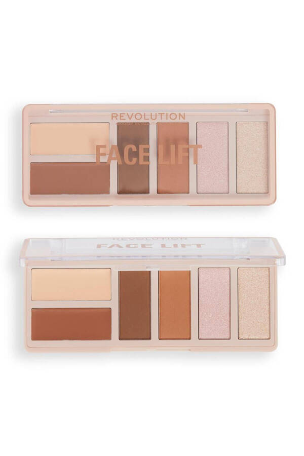 Yuzni ko'tarish palitrasi Light To Medium Qizartuvchi, konturirovka va bronzator palitrasi - 2
