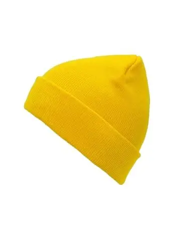 Century Star cute Beanie Hats for Men Beanie Womens Knit Winter Hats Cuffed Skull Cap Soft Warm Black Ski Beanie Yellow One Size - 6