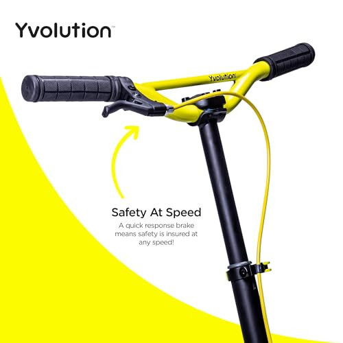 Yvolution Salıncak Scooter Çocuklar İçin, Y Fliker Pro 3 Tekerlekli Sallanır Scooter Katlanabilir İtme Kaydırmalı 2 Seviyeli Ayarlanabilir Saplı Erkek ve Kız Çocuklar İçin 7 Yaş ve Üzeri - 5