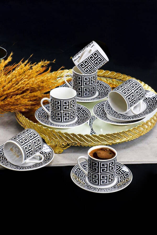 Yx-01 6-Piece 12-Piece Turkish Coffee Cup Set - 7