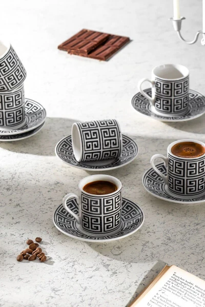 Yx-01 6-Piece 12-Piece Turkish Coffee Cup Set - PORSIMA