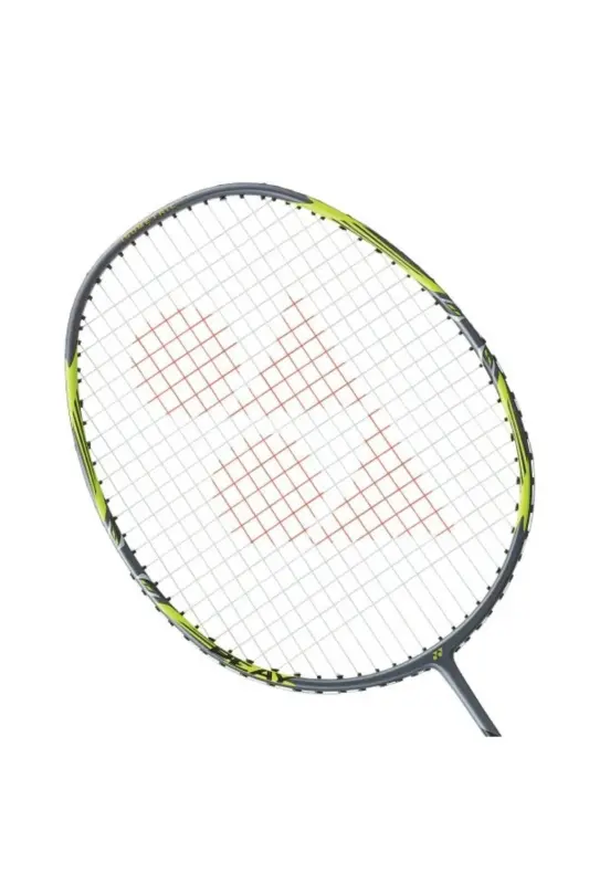 Arcsaber 7 Play (Kordajlı) 4U (Ort. 83g) G5,6 Badminton Raketi - Sarı Gri-gri - 3