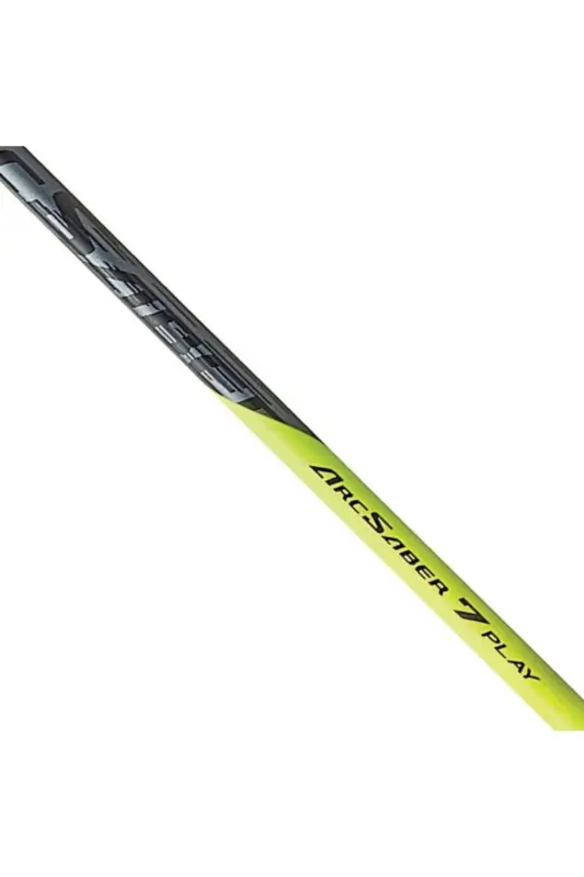 Arcsaber 7 Play (Kordajlı) 4U (Ort. 83g) G5,6 Badminton Raketi - Sarı Gri-gri - 5