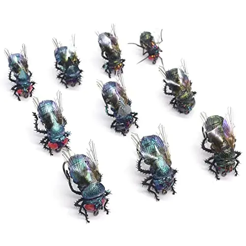 YZD Realistic Fly Fishing Dry Wet Nymph Trout Flies Topwater Lures for Freshwater Saltwater High Simulation Hand Tie Lure Kits 