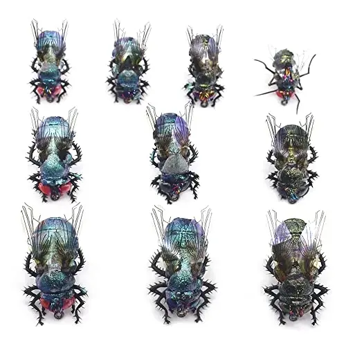 YZD Realistic Fly Fishing Dry Wet Nymph Trout Flies Topwater Lures for Freshwater Saltwater High Simulation Hand Tie Lure Kits - YZD (1)
