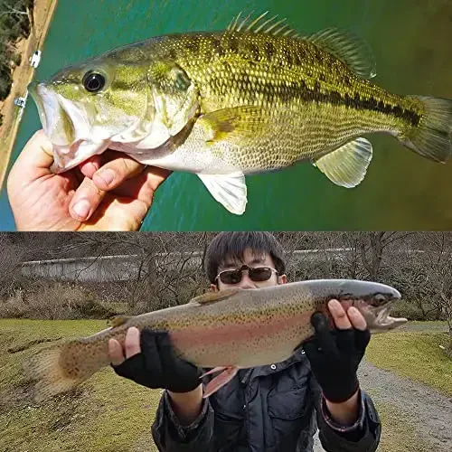 YZD Realistic Fly Fishing Dry Wet Nymph Trout Flies Topwater Lures for Freshwater Saltwater High Simulation Hand Tie Lure Kits - 7