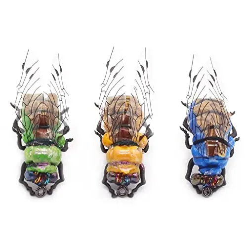 YZD Realistic Fly Fishing Dry Wet Nymph Trout Flies Topwater Lures for Freshwater Saltwater High Simulation Hand Tie Lure Kits - 2