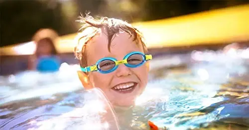 ZABERT K20 Swimming Goggles for Kids Girls Boys Age 3-10 Years Old, Anti-fog 100% UV Protection with Travel Bag - 6