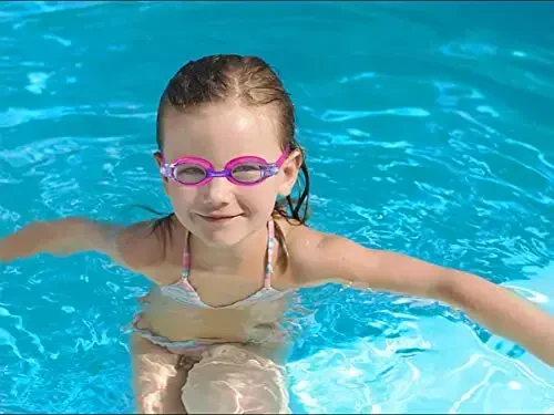 ZABERT K20 Swimming Goggles for Kids Girls Boys Age 3-10 Years Old, Anti-fog 100% UV Protection with Travel Bag - 6