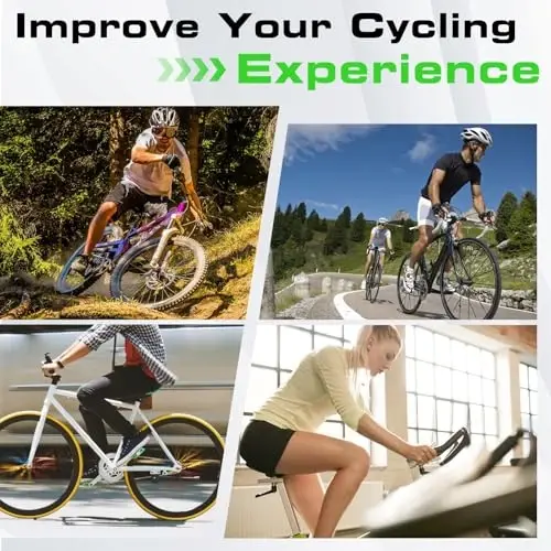 Zacro Bike Seat Cushion - Gel Padded Bike Seat Cover for Men Women Comfort, Extra Soft Exercise Bicycle Seat Compatible with Peloton, Outdoor & Indoor Bike Saddles - 4