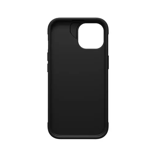 ZAGG Luxe Case for iPhone 17e/ 16e/ 15/14/ 13-10ft Drop Protection, Eco-Friendly, Wireless Charging Compatible, Slim Lightweight Design, Ripple Pattern for Secure Grip, Black - 3