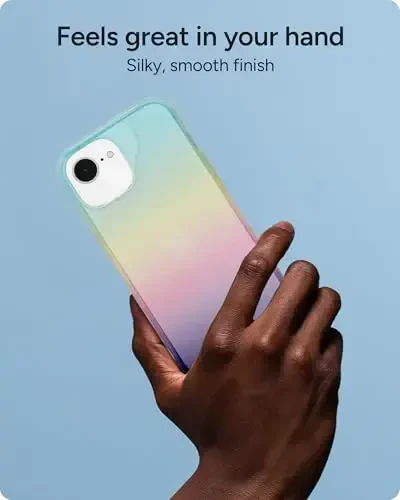 ZAGG Milan Case for iPhone 16e/ 15/14/ 13 – 13ft Drop Protection, Graphene Strengthened, Slim & Stylish Design, Iridescent Finish, Wireless Charging Compatible, Eco-Friendly, Iridescent - 4