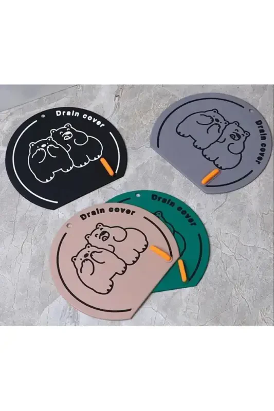 Заглушка для слива в ванной, кухне, раковине. Коврик-ловушка для запахов. - 6