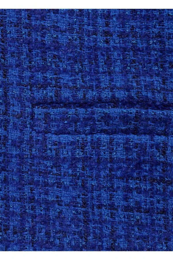 Жакет из твида на пуговицах - 6