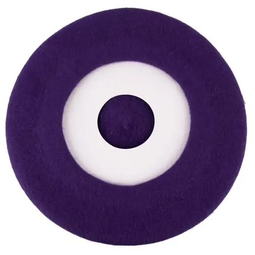 ZAKIRA Erkaklar va ayollar uchun oddiy rangdagi Wool French Beret - 5