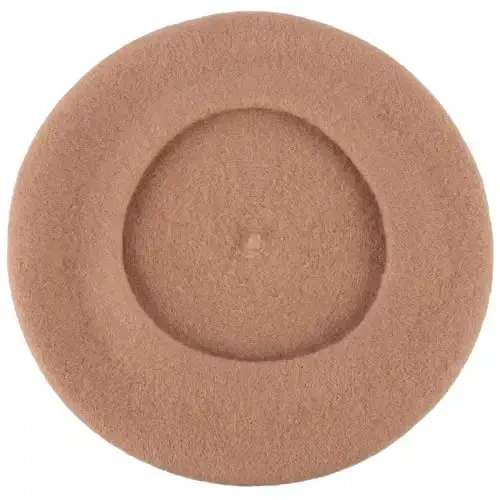 ZAKIRA Wool French Beret erkaklar va ayollar uchun oddiy ranglarda - 3