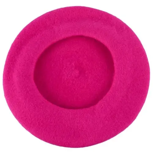 ZAKIRA Wool French Beret erkaklar va ayollar uchun oddiy ranglarda - 3