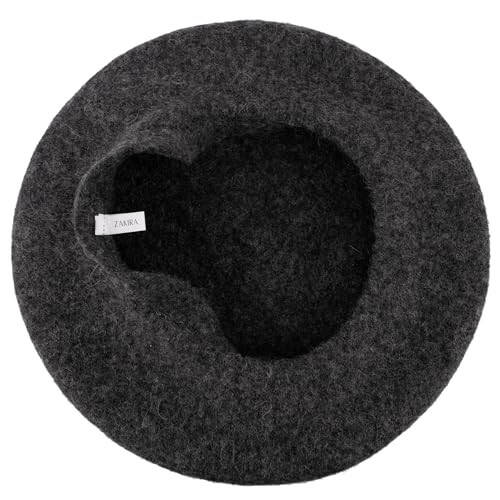 ZAKIRA Wool French Beret for Men and Women in Plain Colours - 4