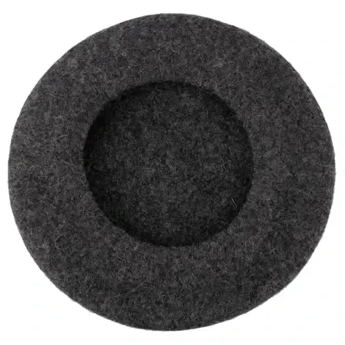 ZAKIRA Wool French Beret for Men and Women in Plain Colours - 3