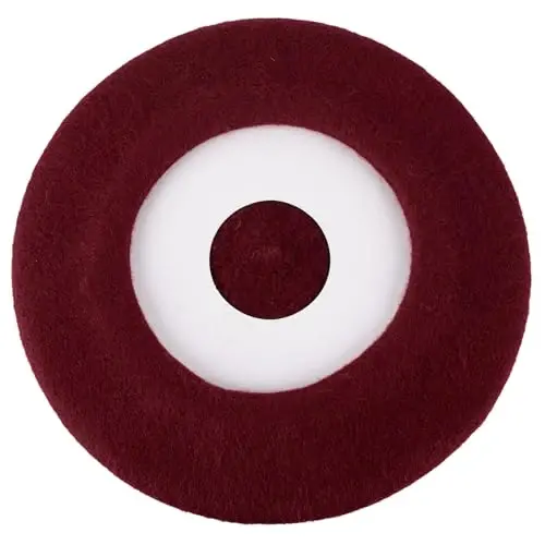 ZAKIRA Wool French Beret for Men and Women in Plain Colours - 5