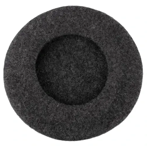 ZAKIRA Wool French Beret for Men and Women in Plain Colours - 3