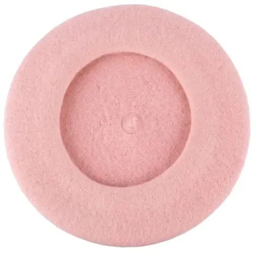 ZAKIRA Wool French Beret for Men and Women in Plain Colours - 3