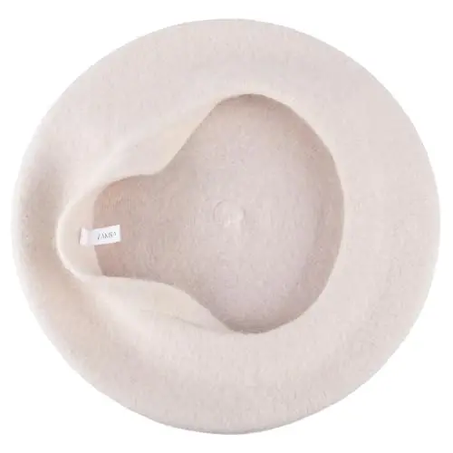 ZAKIRA Wool French Beret for Men and Women in Plain Colours - 4