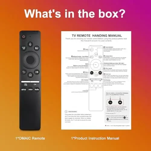 Заменяемый голосовой пульт дистанционного управления для Samsung-TV-Remote Control, совместимый со всеми Samsung с функцией голосового управления, Smart Curved Frame QLED LED LCD 8K 4K телевизорами - 4