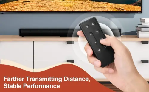 Заменяемый пульт дистанционного управления для Bose TV Speaker/Bose Solo Soundbar Series II | Точное управление на расстоянии 40 футов, быстрый отклик 0,2 с. Подходит для Bose TV Speaker, Solo 5/10/15 и Series II. Без настройки. Батарейки не входят в комплект. - 3