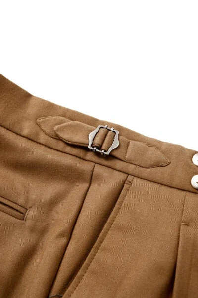 Zamonaviy ikki burmali erkak shim - viskoz mato - 3