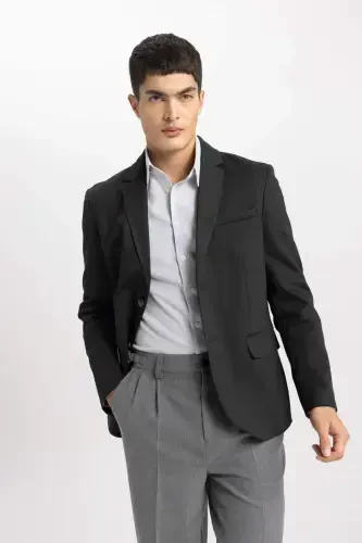 Zamonaviy kesilgan Blazer ko'ylagi B0122ax23au - 4