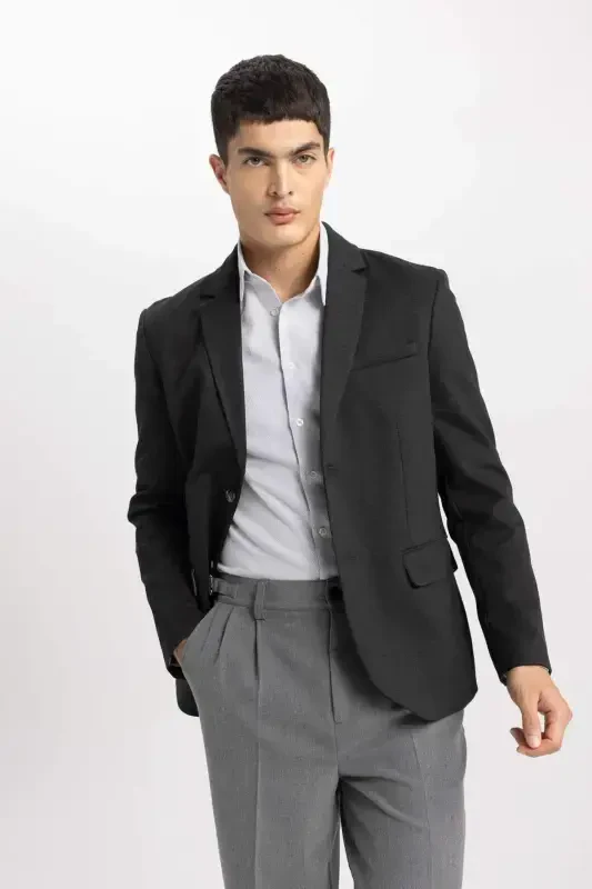 Zamonaviy kesilgan Blazer ko'ylagi B0122ax23au - 4