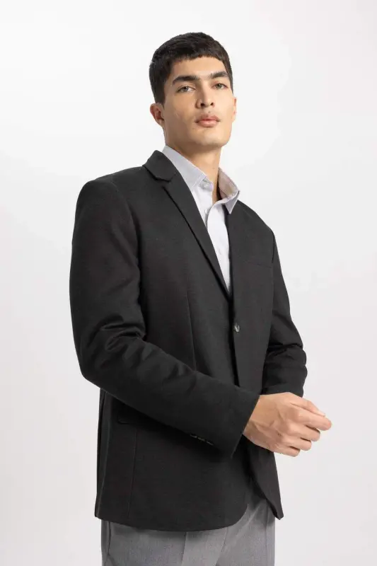 Zamonaviy kesilgan Blazer ko'ylagi B0122ax23au - 3