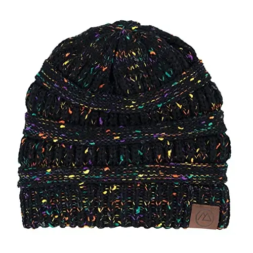 Zando Satin Lined Beanie for Women Men Teen - Slouchy Warm Winter Hat with Hair Protection Sleep Cancer Knit Skull Cap - 6