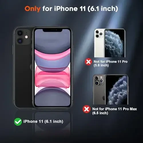 zapica Magnetic for iPhone 11 Phone Case, [Compatible with MagSafe] [Military Grade Drop Protection] Translucent Matte Shockproof Anti-Scratch Phone Case, Light Purple - ZAPICA (1)