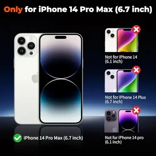 zapica Magnetic for iPhone 14 Pro Max Case, [Compatible with MagSafe] [Military Grade Drop Protection] Translucent Matte Shockproof Anti-Scratch Phone Case, Blue Green - 3