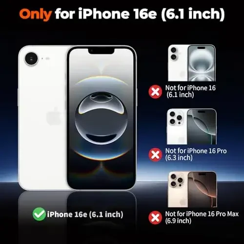 zapica Magnetic for iPhone 16e Case, [MagSafe bilan mos] [Harbiy darajadagi tushishdan himoya] Yarim shaffof mat zarbaga chidamli tirnalishga qarshi telefon qutisi, jigarrang - 4