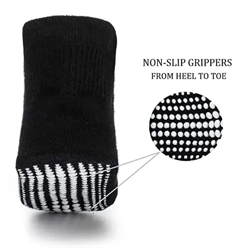 Zaples Baby Non Slip Grip To'piqli paypoqlar, chaqaloqlar, yosh bolalar, o'g'il bolalar va qizlar uchun sirpanmaydigan tagliklar bilan - 3