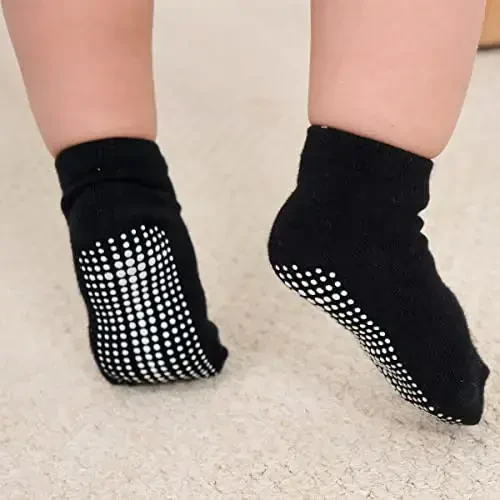 ZAPLES Baby Non Slip Grip To'piqli paypoqlar, Skid Grippersga qarshi bolalar uchun qizlar pastki kesilgan chaqaloqlar uchun - 7