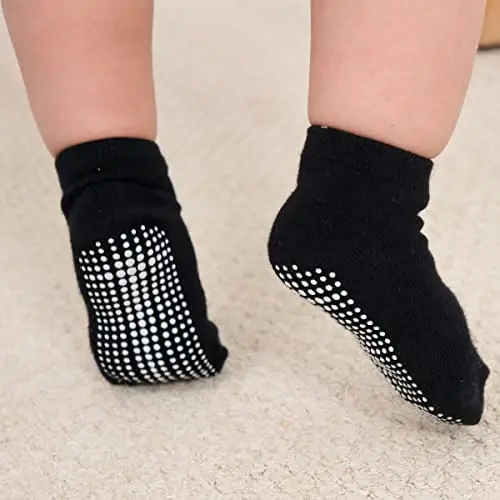 ZAPLES Baby Non Slip Grip To'piqli paypoqlar, Skid Grippersga qarshi bolalar uchun qizlar pastki kesilgan chaqaloqlar uchun - 7