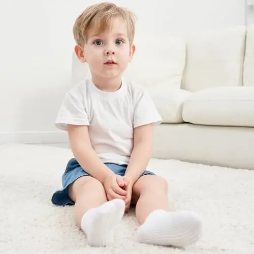 Zaples Baby Non Slip Grip To‘piqsiz Paypoqlar, Chaqaloqlar uchun Sirpanmaydigan Taglikli, Bolalar O‘g‘il Bolalar Qizlar - 2