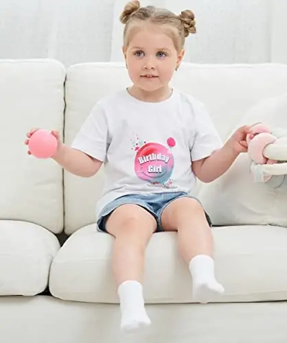 ZAPLES Baby Non Slip Grip Crew Socks with Anti Skid Soles for Infants Toddlers Kids Boys Girls - 5