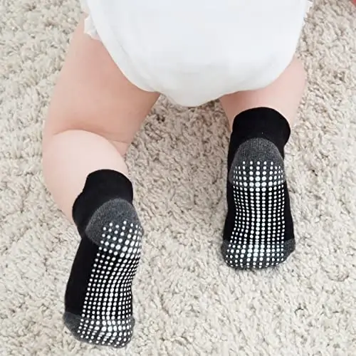 Zaples Go‘daklar uchun sirpanmaydigan taglikli, sirpanishga qarshi to‘piq paypoqlari, chaqaloqlar, yosh bolalar, o‘g‘il va qiz bolalar uchun - 3