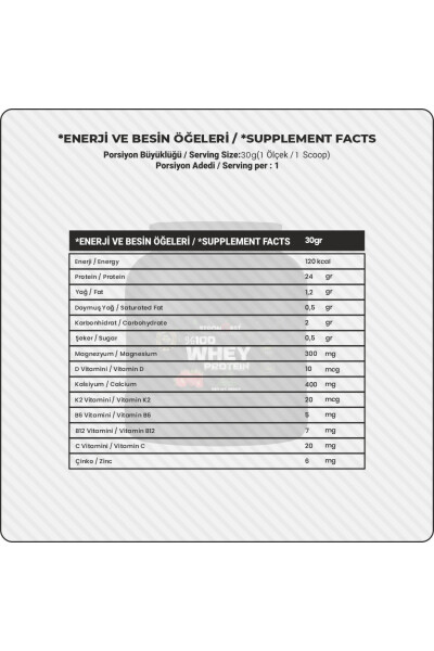 Zardob oqsili 960 gr 32 ta porsiyasi qulupnay ta'mi zardob oqsili kukuni - 8