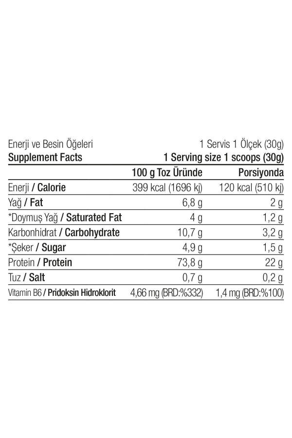 Zardob oqsili kukun 1200 gr 40 ta porsiyasi Fındıq & shokolad - 2