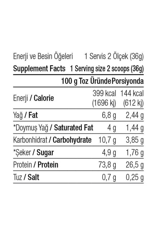 Zardob oqsili kukun 1200 gr 40 ta porsiyasi Fındıq & shokolad - 5